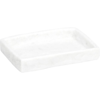 Σαπουνοθήκη Polyresin Λευκή MRShome