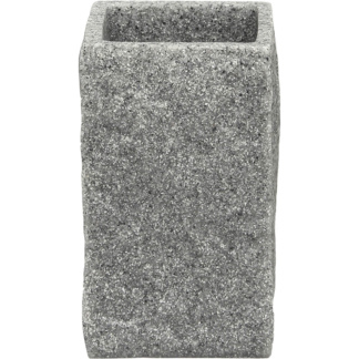 Ποτήρι Οδοντόβουρτσας Polyresin Γκρί MRShome