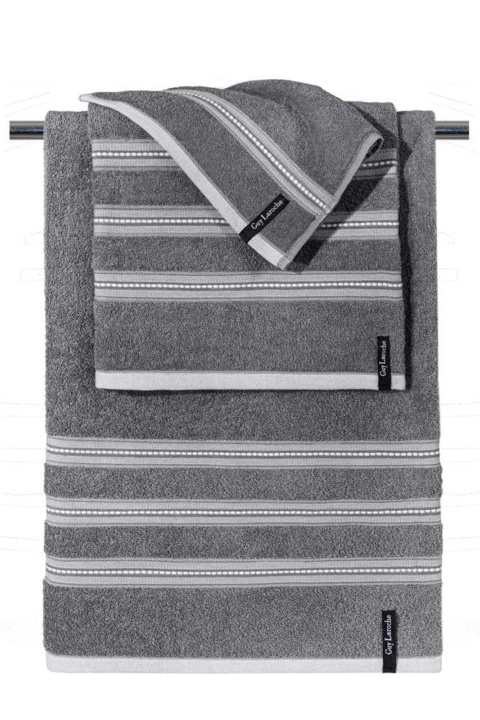 Πετσέτες Μπάνιου Σετ, Από 100% Βαμβάκι - Guy Laroche Trio Anthracite