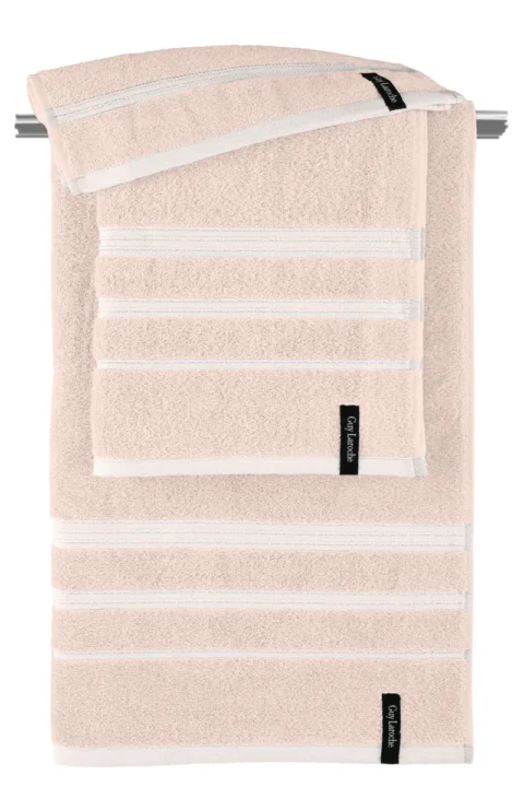 Πετσέτες μπάνιου ροζ, απαλές και απορροφητικές, σετ σώματος, προσώπου και χεριών Guy Laroche Sofrano Pink