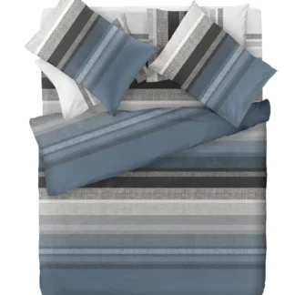 Παπλωματοθήκη Saint Clair Keros Raf. Κατασκευασμένη από 100% βαμβάκι, σετ με δυο ασορτί μαξιλαροθήκες.