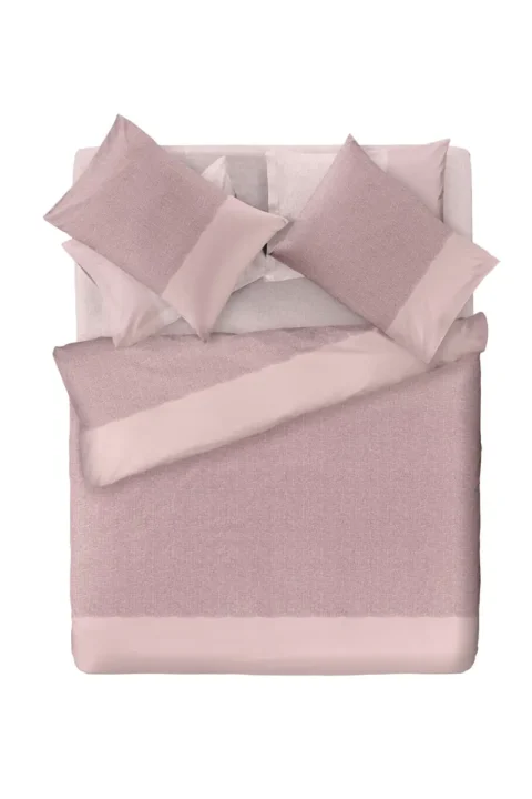 Παπλωματοθήκη Saint Clair Moroccan Violet. Κατασκευασμένη από 100% βαμβάκι, σετ με δυο ασορτί μαξιλαροθήκες.