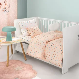 Σετ 3τμχ Βρεφικά Σεντόνια Amore Salmon - Guy Laroche