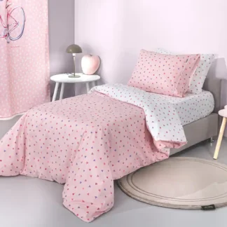 Σετ 3τμχ Παιδικά Σεντόνια Amore Pink - Guy Laroche