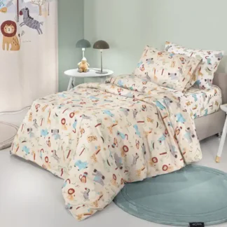 Σετ 3τμχ Παιδικά Σεντόνια Jungle Natural - Guy Laroche