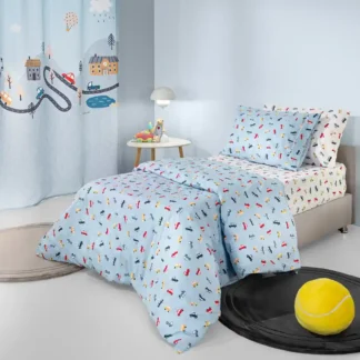 Σετ 3τμχ Παιδικά Σεντόνια Roadtrip Sky - Guy Laroche