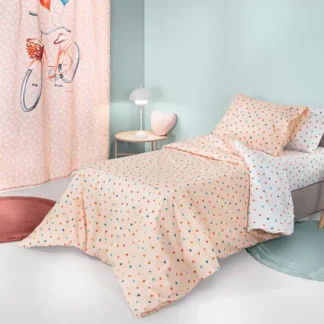 Σετ 3τμχ Παιδικά Σεντόνια Amore Pink με Λάστιχο - Guy Laroche