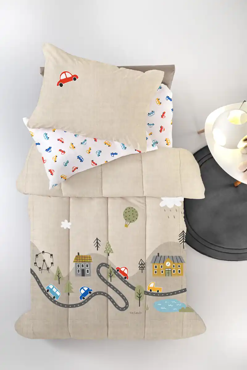Κουβερλί Roadtrip Natural Suede 160X230 - Guy Laroche