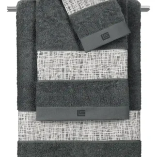Σετ 3τμχ Πετσέτες Code Grey-Anthracite - Guy Laroche