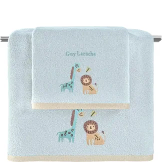 Σετ 2τμχ Βρεφικές Πετσέτες Jungle Natural-Sky - Guy Laroche