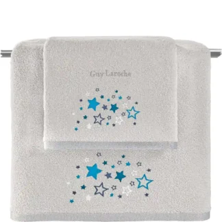 Σετ 2τμχ Βρεφικές Πετσέτες Starland Silver - Guy Laroche