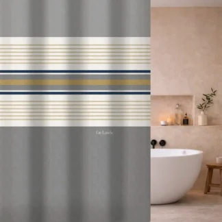 Κουρτίνα Μπάνιου Pinstripe Grey - Guy Laroche