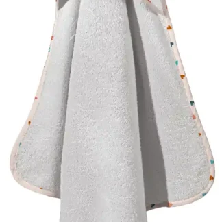 Βρεφικό Μπουρνούζι - Κάπα Amore Salmon-Silver 75X75 - Guy Laroche