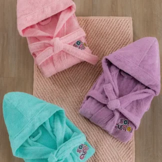 Μπουρνούζι με Κουκούλα Kids Bath CUTE LILAC 12-14