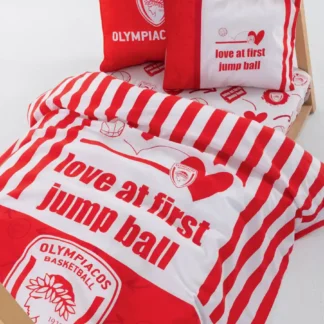 Σετ Σεντόνια Κούνιας Olympiacos B.C. 130x170 BC9