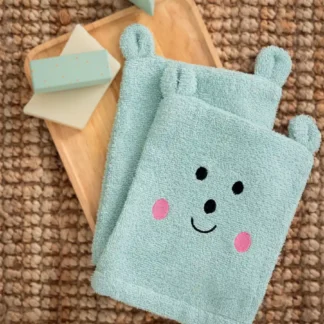 Σετ γάντια μπάνιου πετσετέ Baby Bath 17x23 BG100 AQUA