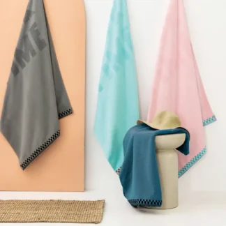 Πετσέτα Θαλάσσης Beach Collection 80x180 TM100 AQUA