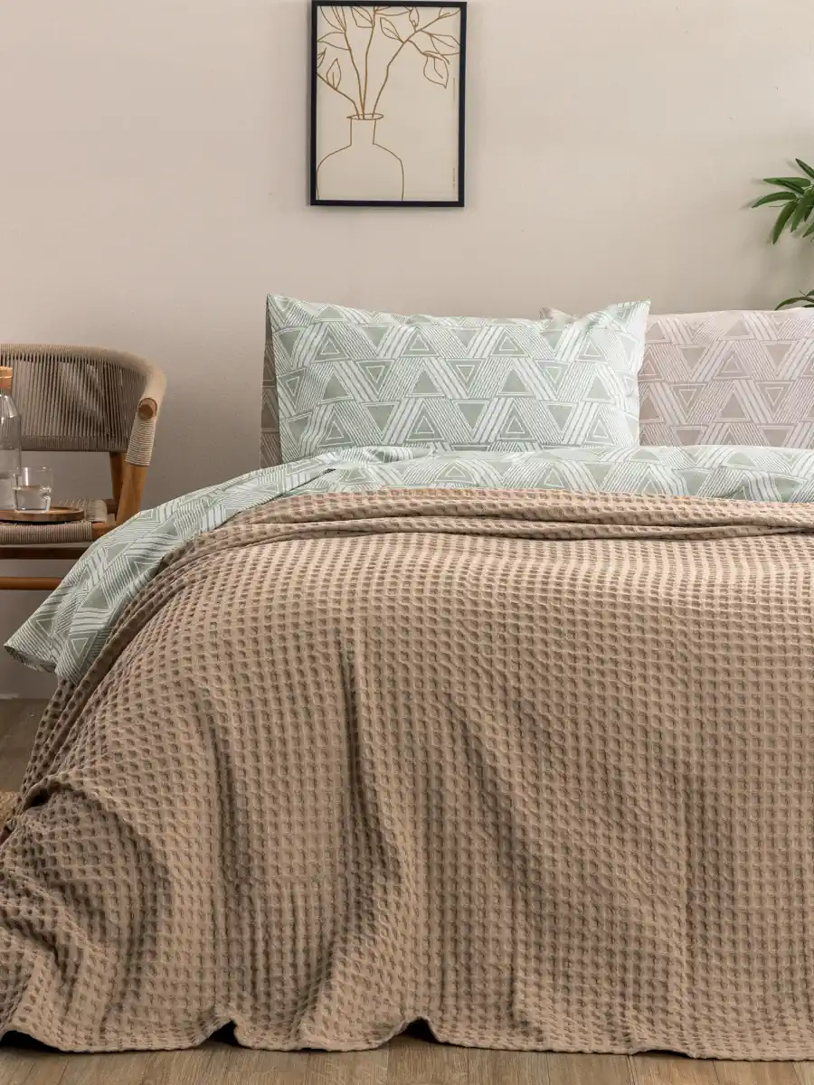 Κουβέρτα Πικέ Αγκαλιάς Baby Blankets 80x110 MARCIE BEIGE