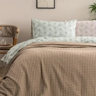 Κουβέρτα Πικέ 170x240 MARCIE BEIGE