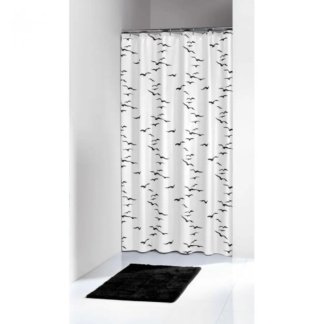 Seagull 180x200 anthracite κουρτίνα μπάνιου πλαστική Sealskin Elementals