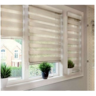 Double Ρόλερ Ρυθμιζόμενης Σκίασης 120x230cm Μπεζ MRShome