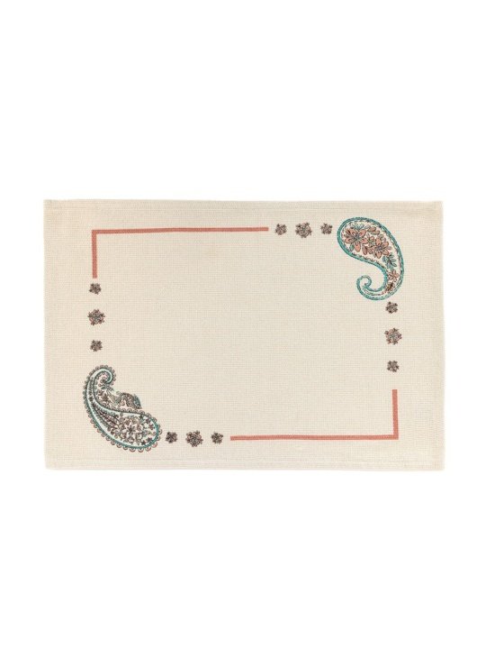 Σουπλά τραπεζαρίας, σετ δυο τεμαχίων,  κατασκευασμένα από 50% βαμβάκι και 50% Polyester, 35x50 εκατοστά.