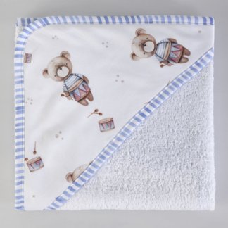 Βρεφική Κάπα 853 Bear Off White - DownTown