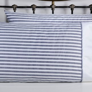 Ζεύγος Μαξιλαροθήκες Υπνου 878 Elvira Stripe Blue - DownTown