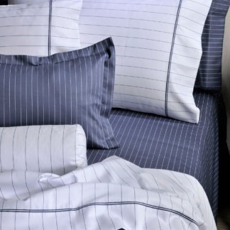 Σετ Σεντόνια Ημίδιπλα 883 Pin Stripe Blue - DownTown