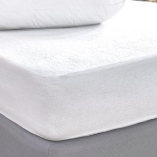 Κάλυμμα Υπέρδιπλο White Comfort 160x200+35 TERRY WATERPROOF