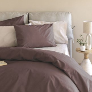Σετ Μονά Σεντόνια 170x260 ETOILE/2 BROWN Χωρίς Λάστιχο