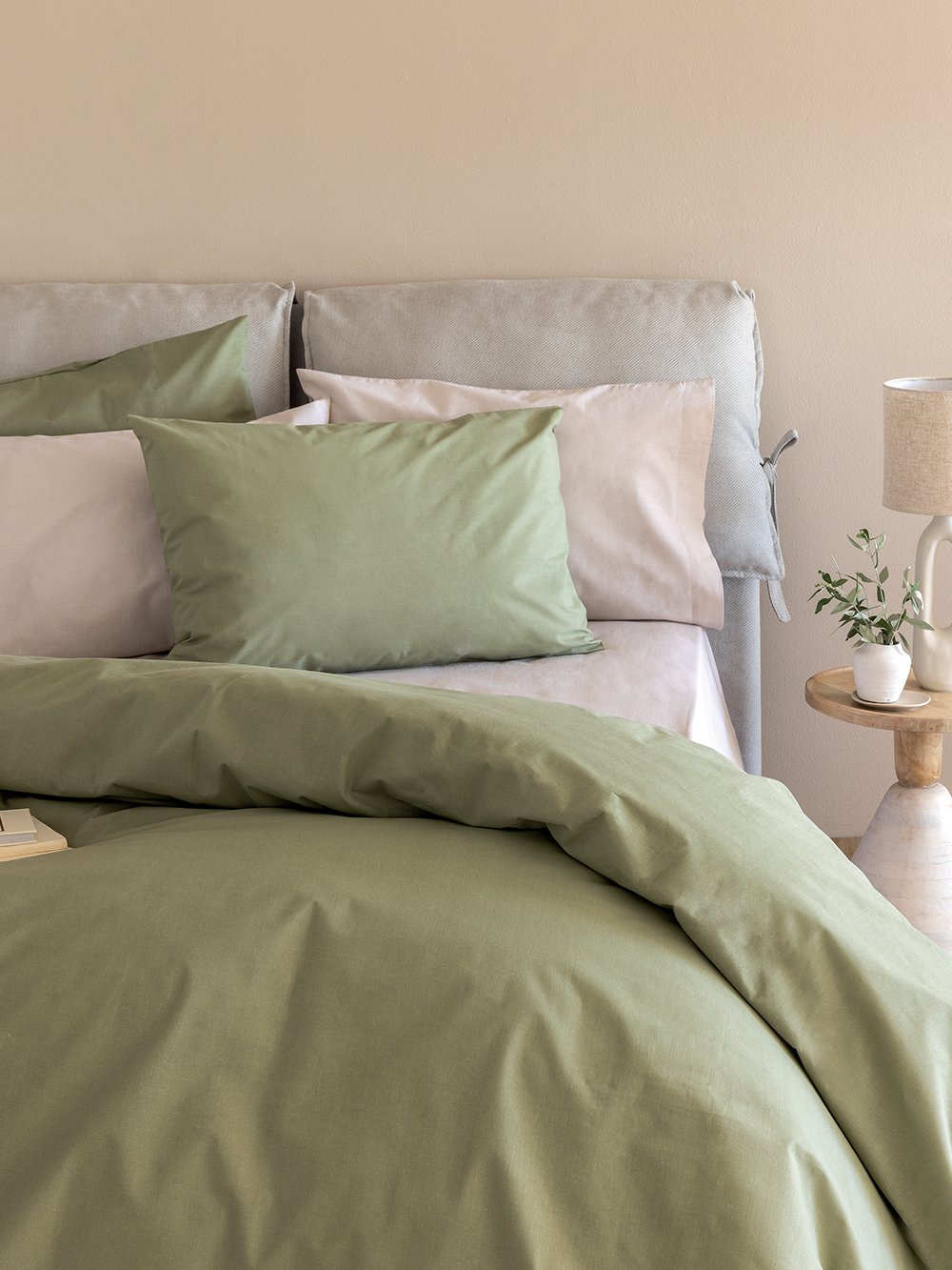 Σετ Υπέρδιπλα Σεντόνια 240x260 ETOILE/2 KHAKI Με Λάστιχο
