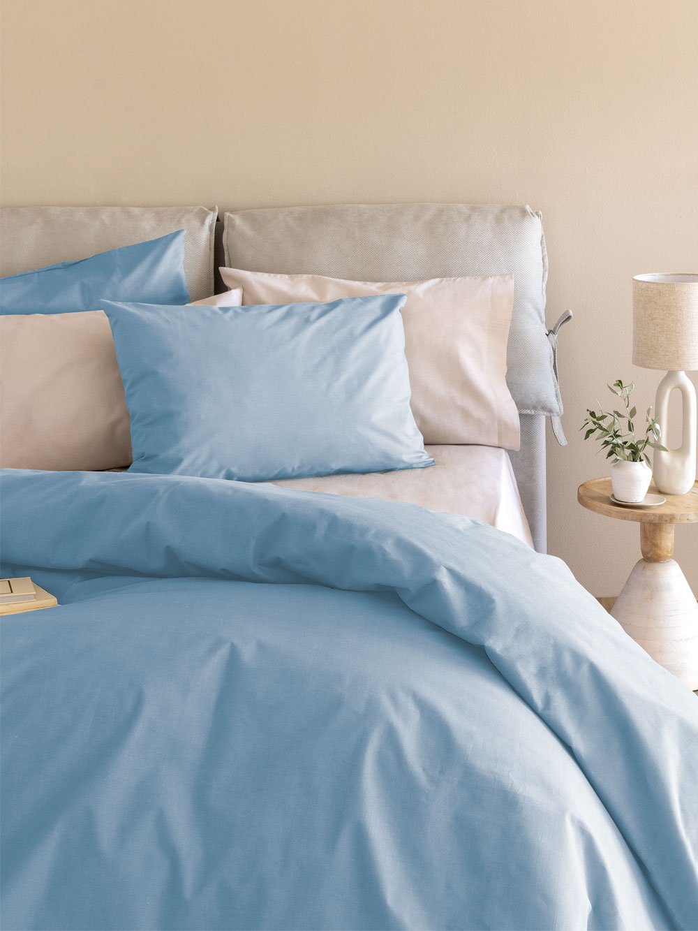 Σεντόνι King size 265x275 ETOILE/2 BLUE Χωρίς Λάστιχο