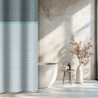 Κουρτίνα Μπάνιου Alezia Azul 180X185 - Guy Laroche