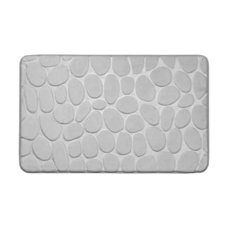 Πατάκι Μπάνιου Polyester 50x80cm Γκρι AWD02161141