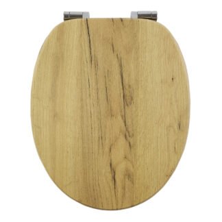 Καπάκι Λεκάνης AMARGURA από MDF Φυσικό 37.6x45.5x5.5cm AWD02181977
