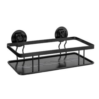 Επιτοίχιο Ράφι Μαύρο από Ατσάλι 29x13.5x11cm AWD02082056