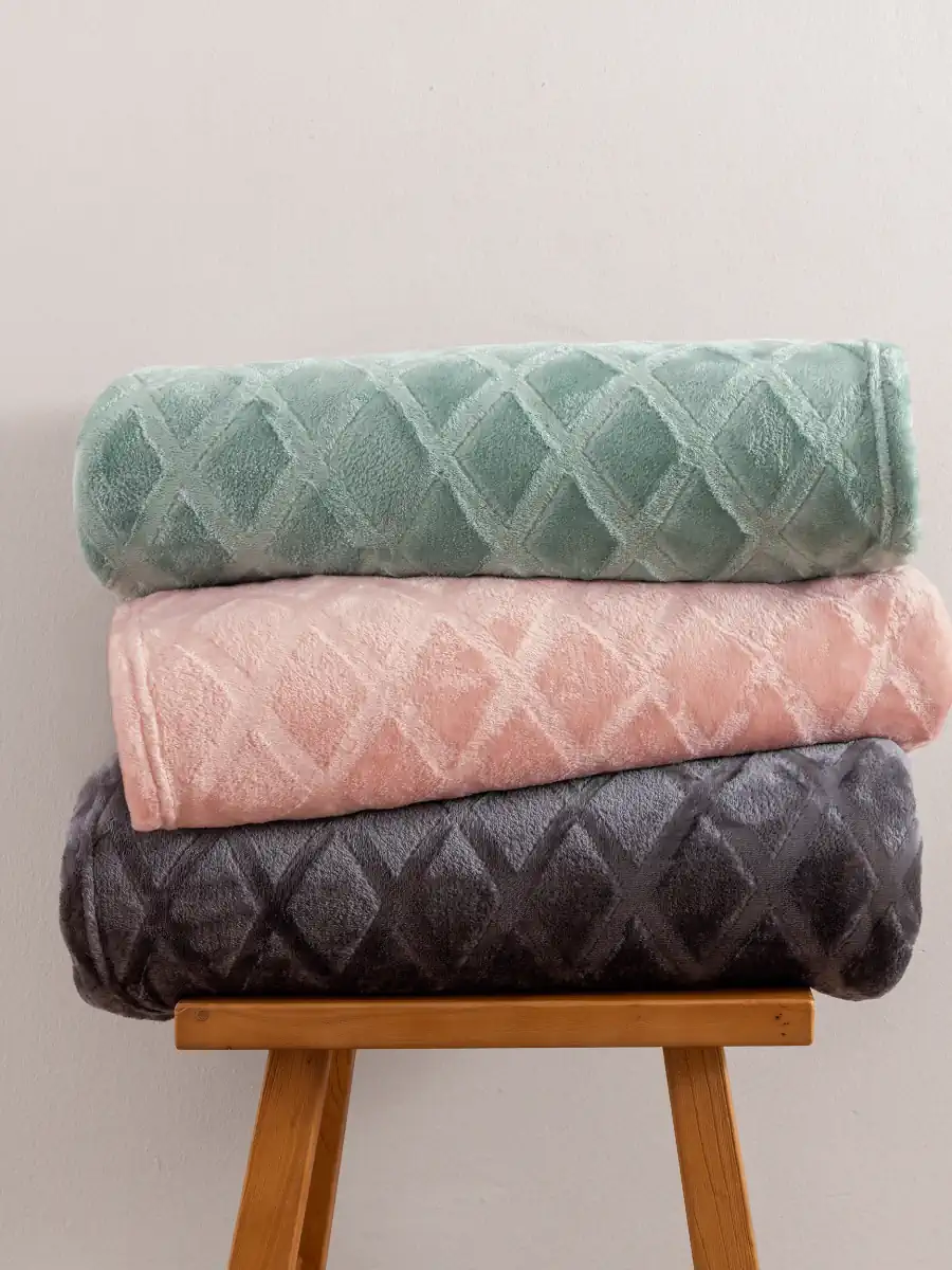 Κουβέρτα Fleece 160x240 NADINE PINK - Image 2