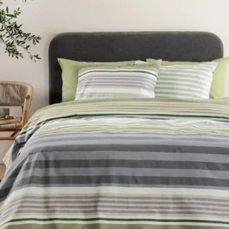 Σετ Μονά Σεντόνια Flannel Beauty 170x265 FB0245 Με Λάστιχο