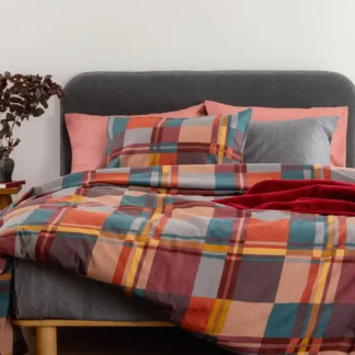 Σετ Σεντόνια Υπέρδιπλα Flannel Beauty 240x265 FB0251 Με Λάστιχο