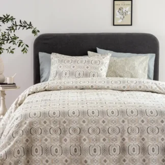 Σετ Σεντόνια Υπέρδιπλα Flannel Beauty 240x265 FB0252 Χωρίς Λάστιχο