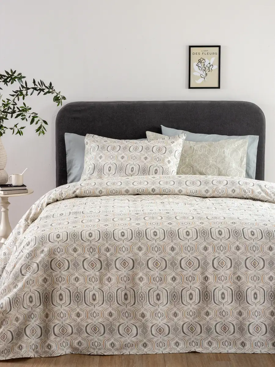 Σετ Παπλωματοθήκη Υπέρδιπλη Flannel Beauty 240x250 FB0252