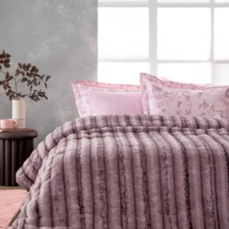 Κουβερτοπάπλωμα Υπέρδιπλο 220x240 KELY PURPLE
