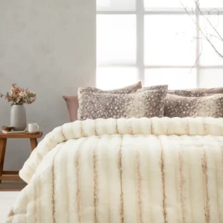 Κουβερτοπάπλωμα Υπέρδιπλο 220x240 KELY IVORY