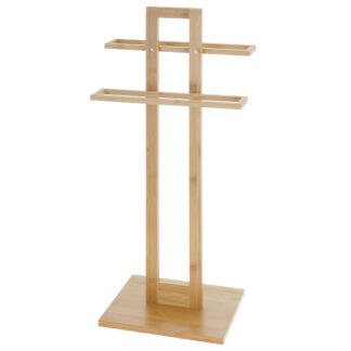 Επιδαπέδια Κρεμάστρα 2 Θέσεων από Bamboo 37x25x85cm MRShome
