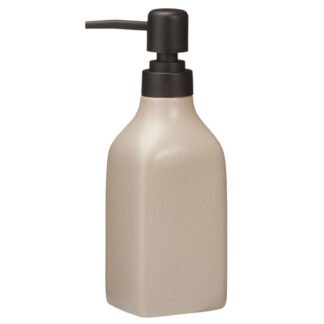 Δοχείο Κρεμοσάπουνου Stoneware 350ml 9x6x19.5cm Warm Grey 2U MRShome