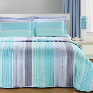 Σετ 3τμχ. Σεντόνια Duetto Aqua 170x250 - Guy Laroche