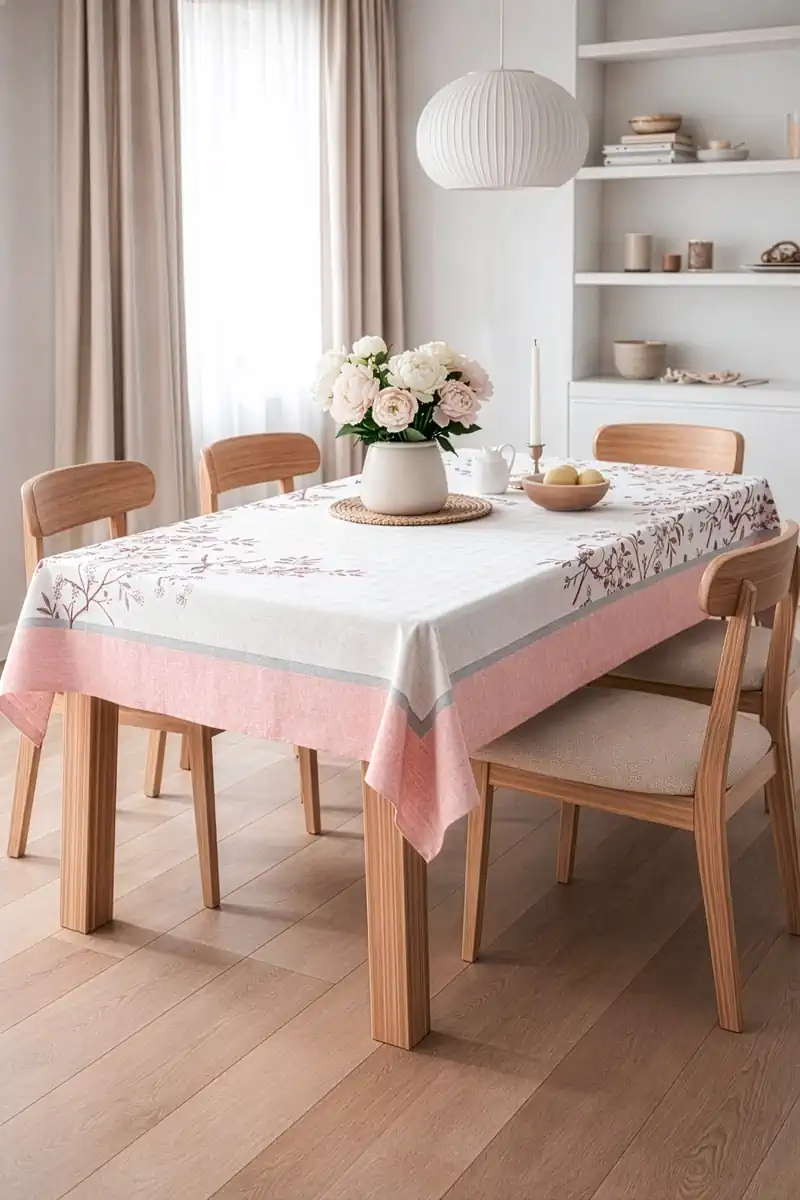 Τραπεζομάντηλο 26 Pink 145X220 - Saint Clair