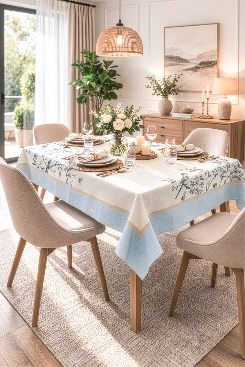 Τραπεζομάντηλο 26 Ciel 145X145 - Saint Clair